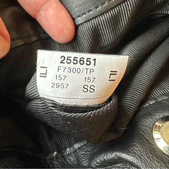 FURLA Black Woven Caos Leather Shoulder bucket bag with Textured Design - Picture 10 of 11